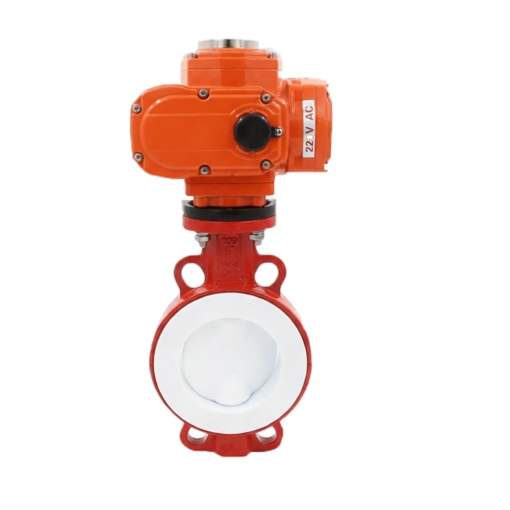 Electric Rubber Centre-line Butterfly Valve Electric Rubber Centre-line Butterfly Valve