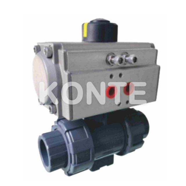 Pneumatic Actuated PVC (or UPVC) Ball Valve