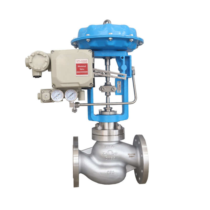 Pneumatic Globe Control Valve with Positioner 