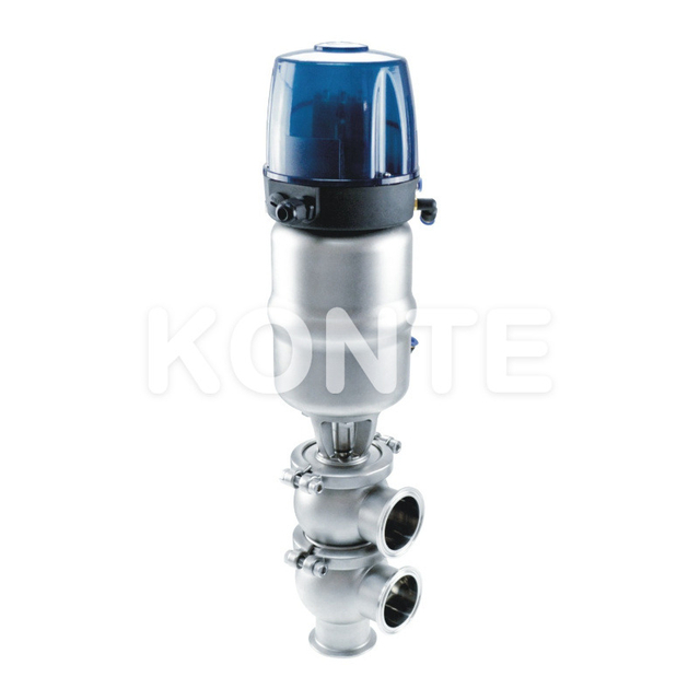 Pneumatic Reversing Tri-clamped Shut-off Valve (With Control Head)