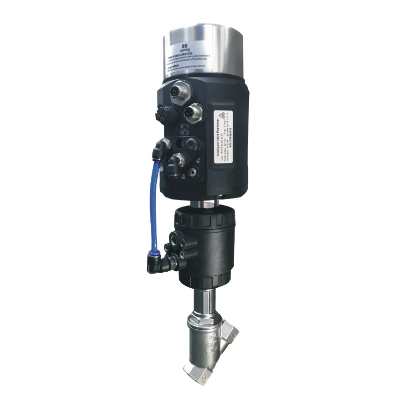 Adjusting Pneumatic Threaded Angle Seat Valve 5