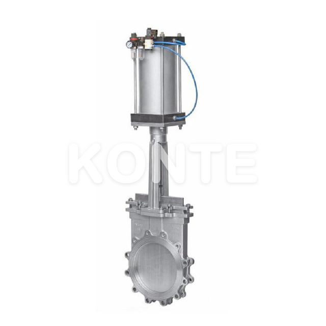 Pneumatically Actuated Knife Gate Valve
