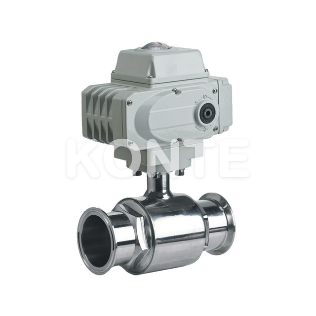 Sanitary Tri-clamped Electric Ball Valve