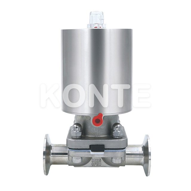 Stainless Steel Pneumatic Tri-clamped Diaphragm Valve