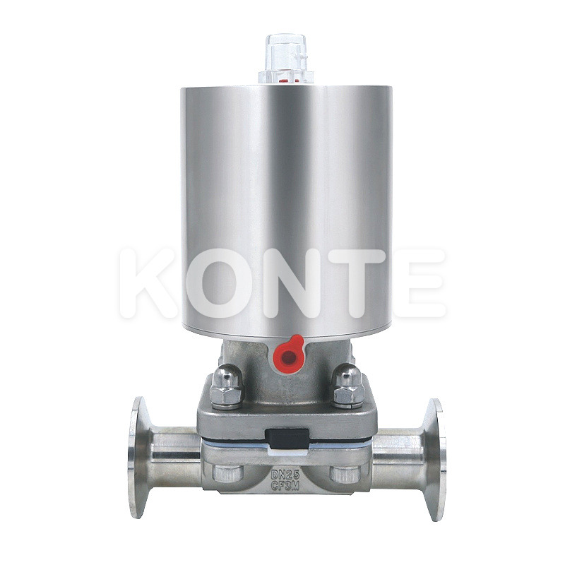 Stainless Steel Pneumatic Tri-clamped Diaphragm Valve