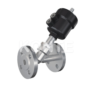 Plastic Pneumatic Flanged Angle Seat Valve