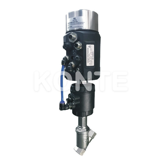 Adjusting Pneumatic Threaded Angle Seat Valve