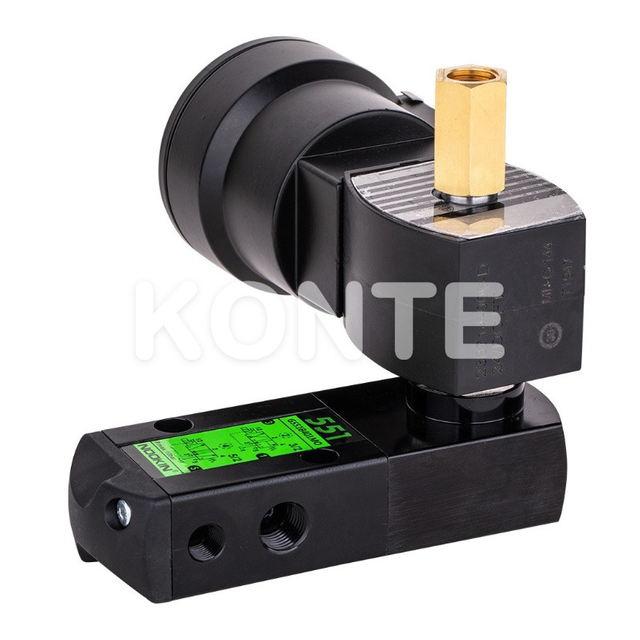 Large Coil Plate-Type Single Solenoid Valve