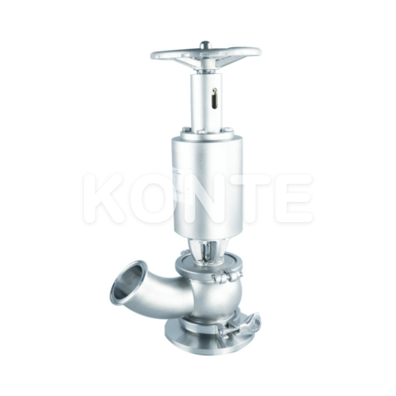 W-type pneumatic tank bottom valve with feedback