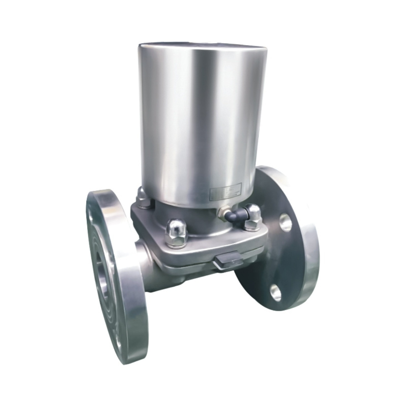 Stainless Steel Pneumatic Flange Diaphragm Valve 3