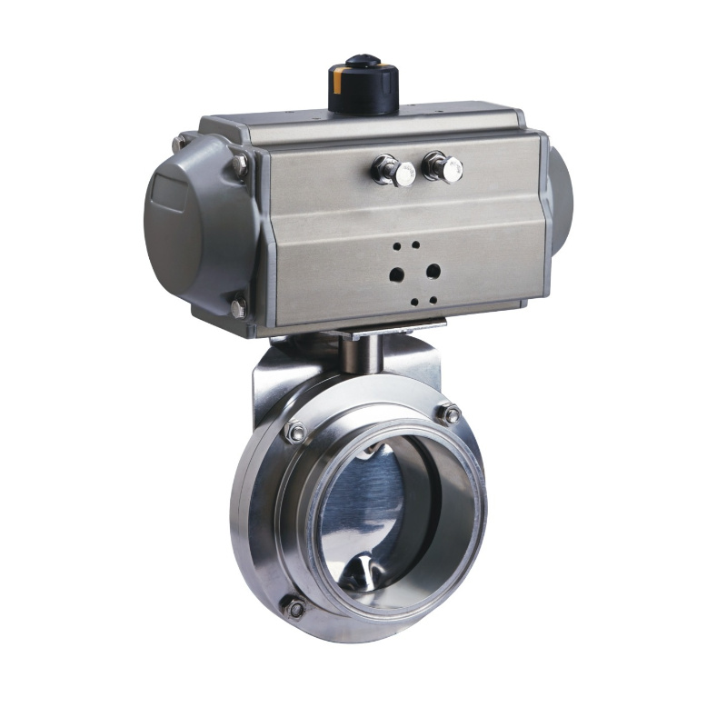 Pneumatic Sanitary Butterfly Valve 