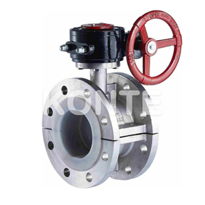 Fluorine-Lined Flanged Butterfly Valve