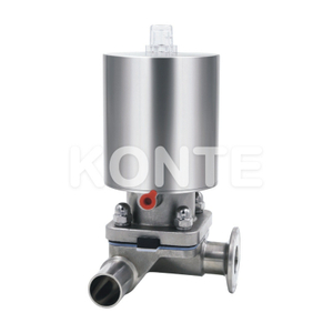 Stainless Steel Pneumatic Three-Way T-Type Diaphragm Valve