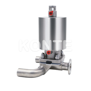 Stainless Steel Pneumatic Three-Way U Type Diaphragm Valve