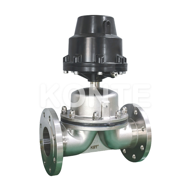 Aluminum Alloy Pneumatic Flange Diaphragm Valve