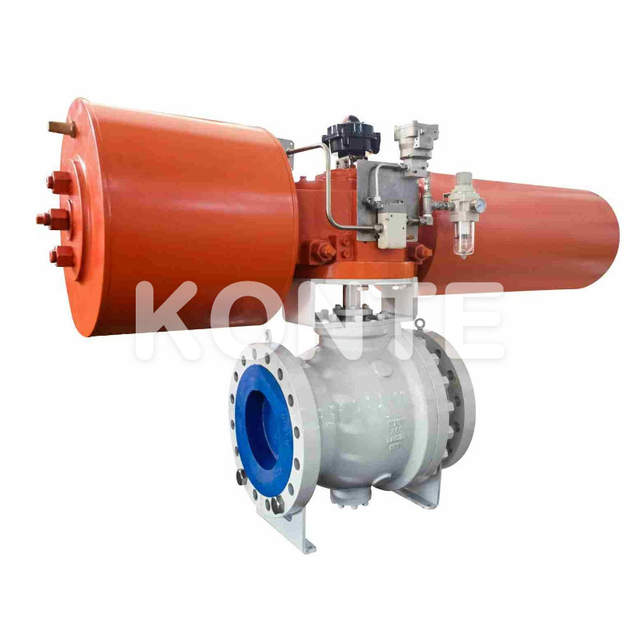 Pneumatic Cast Steel Fixedball Valve