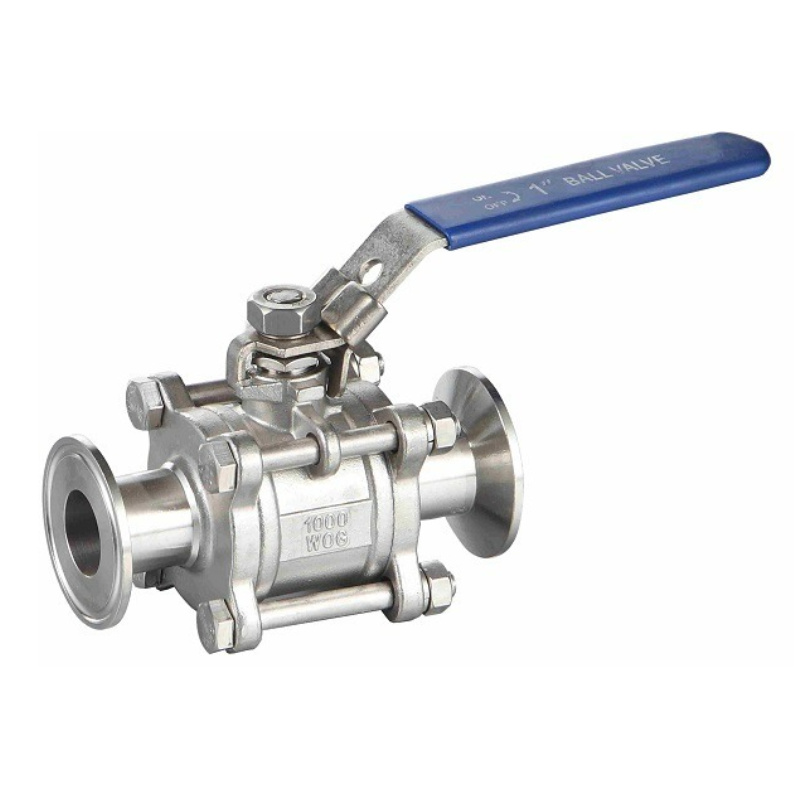 Manual 3-Piece Tri-Clamp Ball Valve