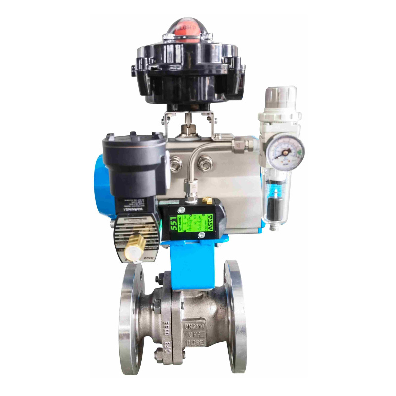Pneumatic National Standard Flange Ball Valve