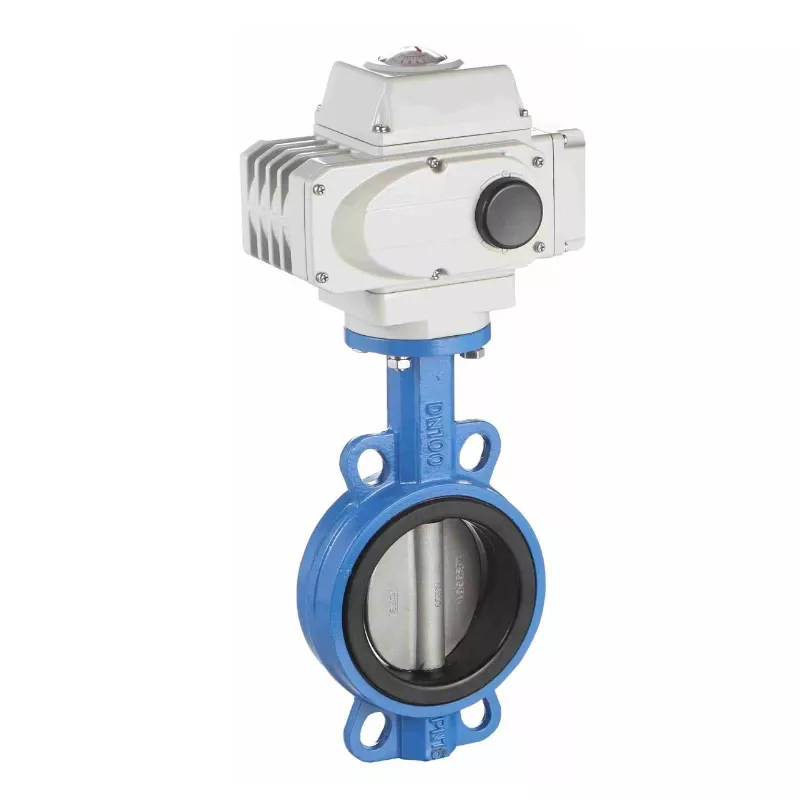 Electric centre-line butterfly valve