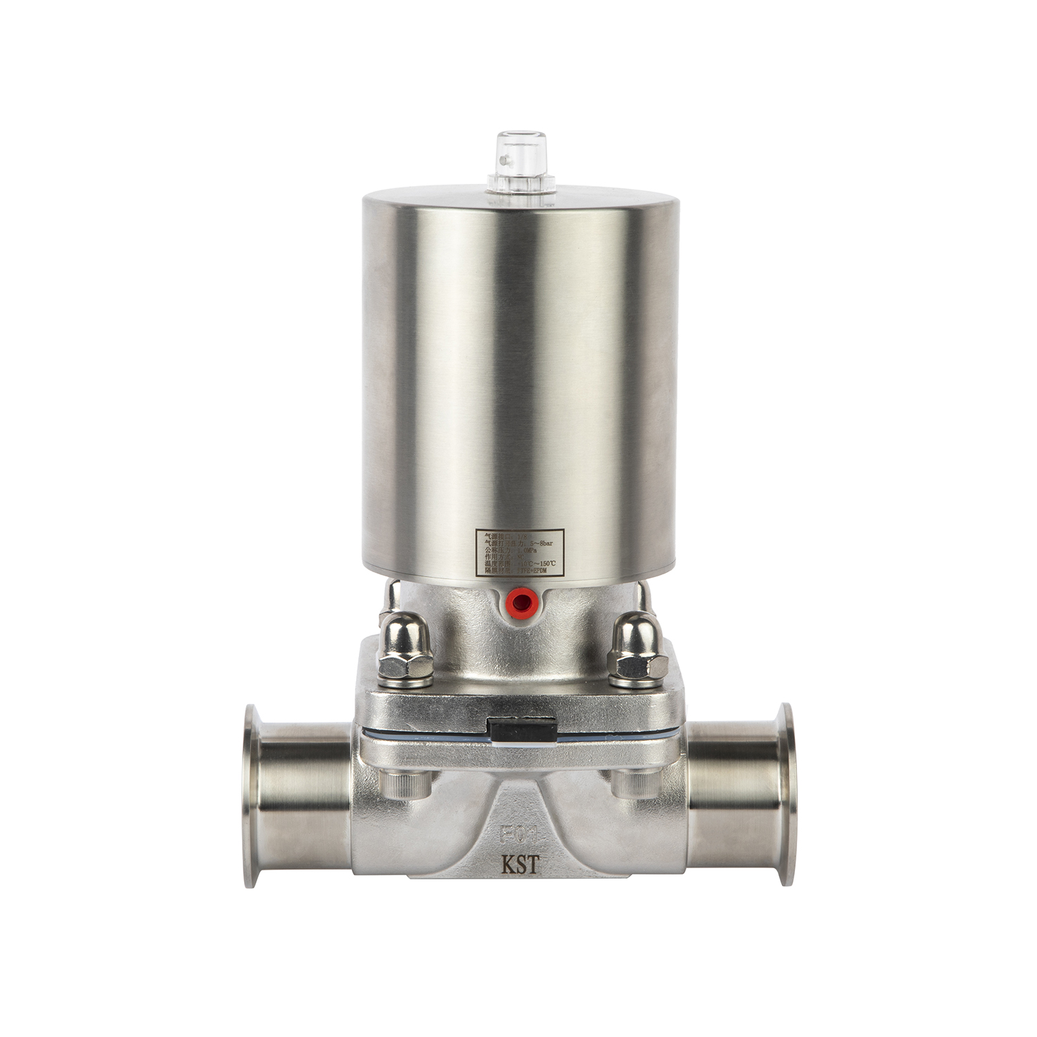 Stainless Steel Pneumatic Quick-Connect Diaphragm Valve(1)